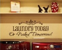 Bathroom & Laundry Room Wall Stickers